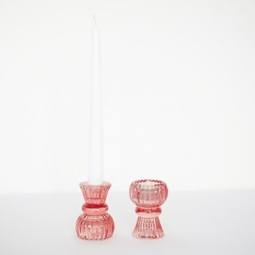 Duo Nora Candle Holders Set of 2 Red