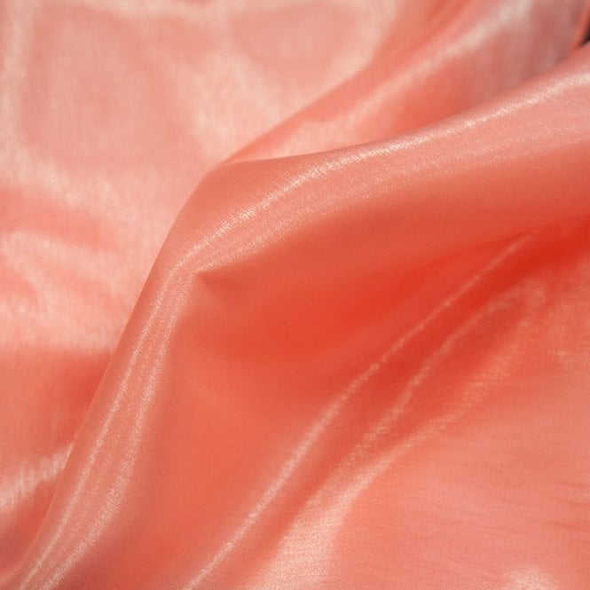 Silk Organza Fabric Coral