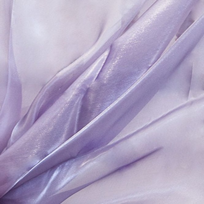 Silk Organza Fabric Victorian Lilac