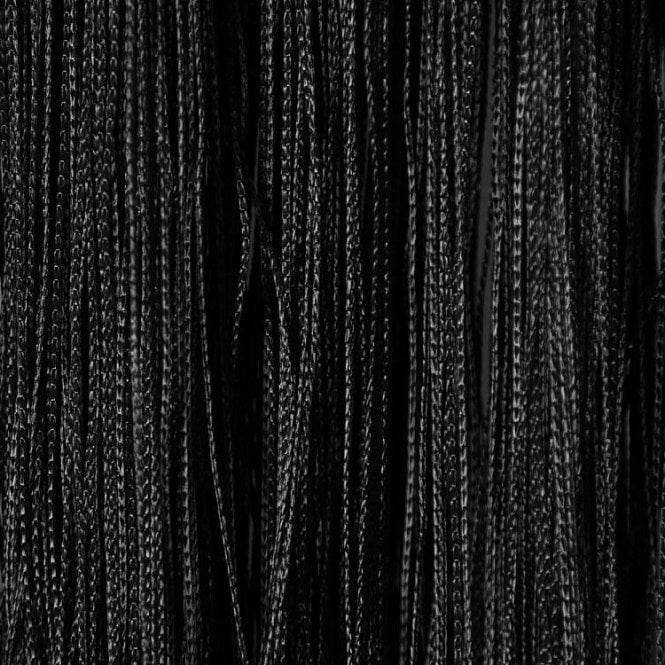 Fringe Curtains Black
