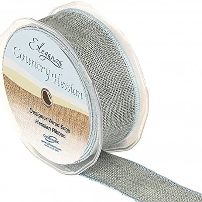 Eleganza Country Hessian 38mmx10m Light Blue
