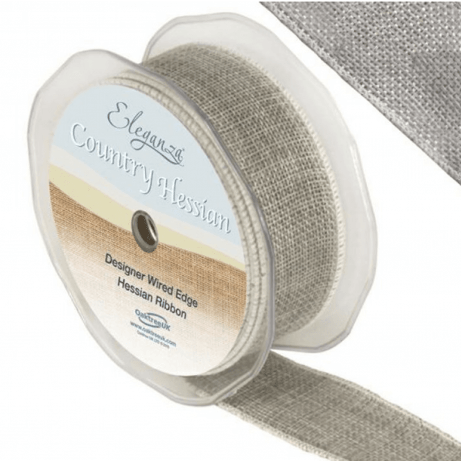 Eleganza Country Hessian 38mmx10m Lt.Grey
