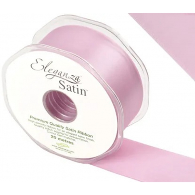 Eleganza Double Faced Satin Ribbon Fashion Pink 38mm x 20m