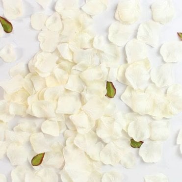 Eleganza Rose Petals Ivory 164pc