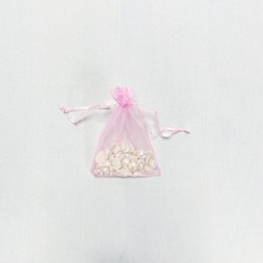 Essential Sheer Organza favour Bags Pink 9x12cm - Pack of 100