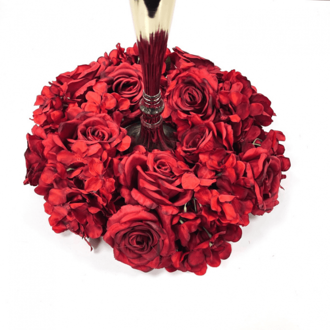 Floral Wreath Red 46cm