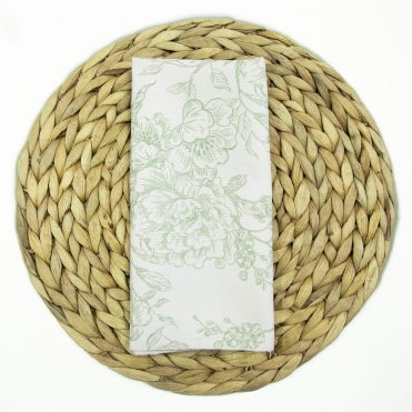 Flutter and Bloom Napkins Sage