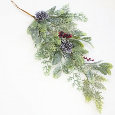 Foliage swag with Red Berries