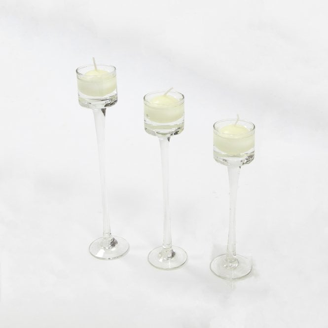 Glass 3 Tier Tealight Holders