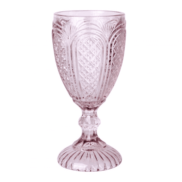 Glass Goblet 10104 Light Pink