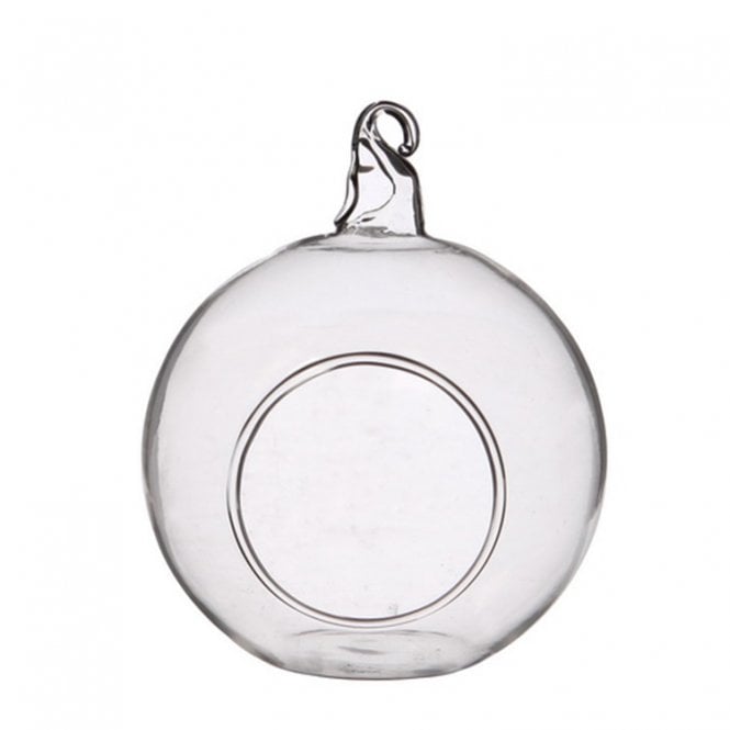 Glass Tealighting Hanging Voltive 10cm 28051