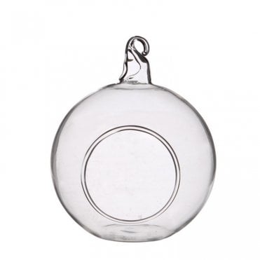 Glass Tealighting Hanging Voltive 10cm 28051