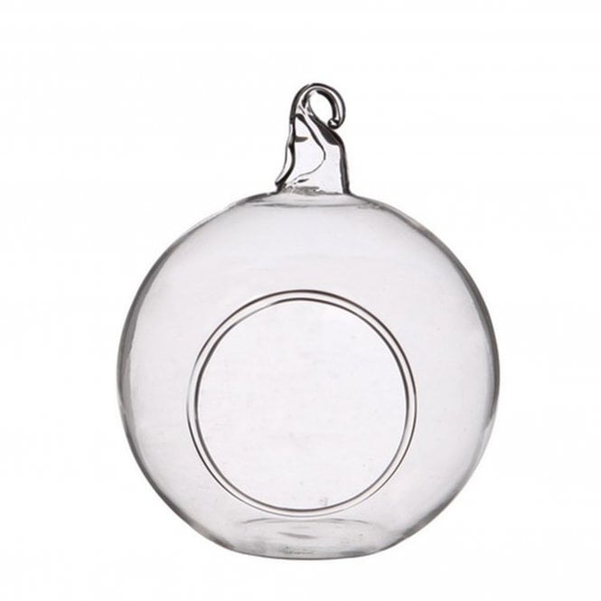 Glass Tealighting Hanging Voltive 12cm 28052