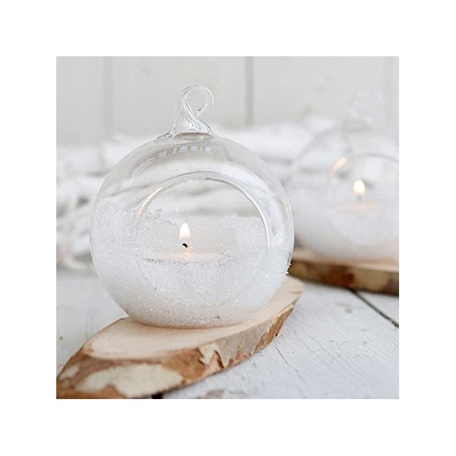 Glass Tealighting Hanging Voltive 8cm 28050 Pack Of 6