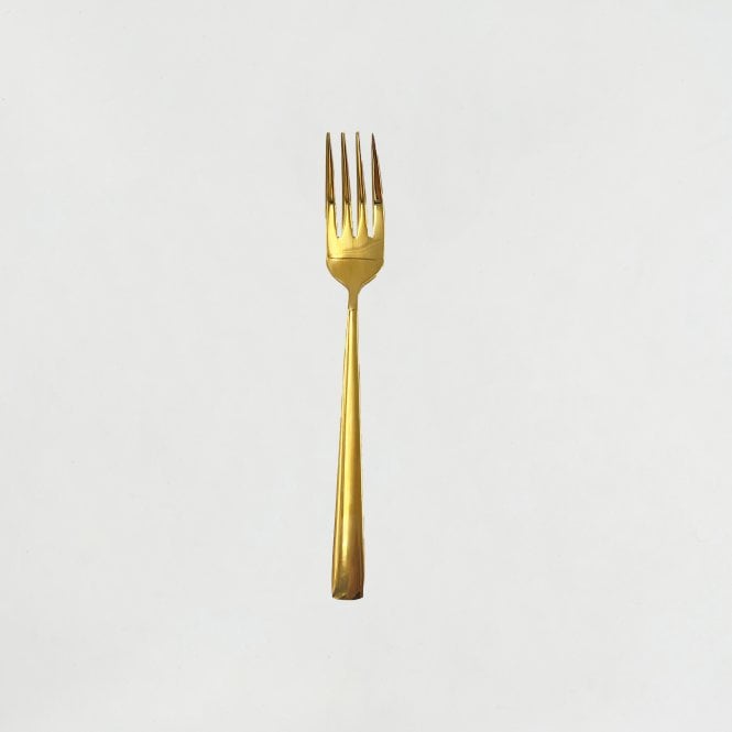Gold Dessert Fork 10 Pack