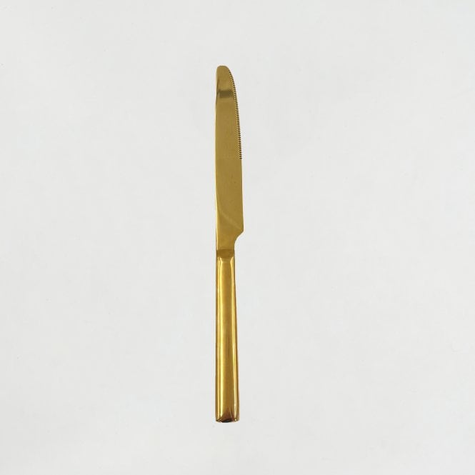 Gold Dinner Knife 10 Pack
