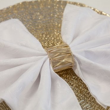 Gold Wire Cross Napkin Ring 06 Pack 5588-02 Gold