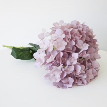 Hydrangea 05 Head 47cm HM86801 Dusky Pink