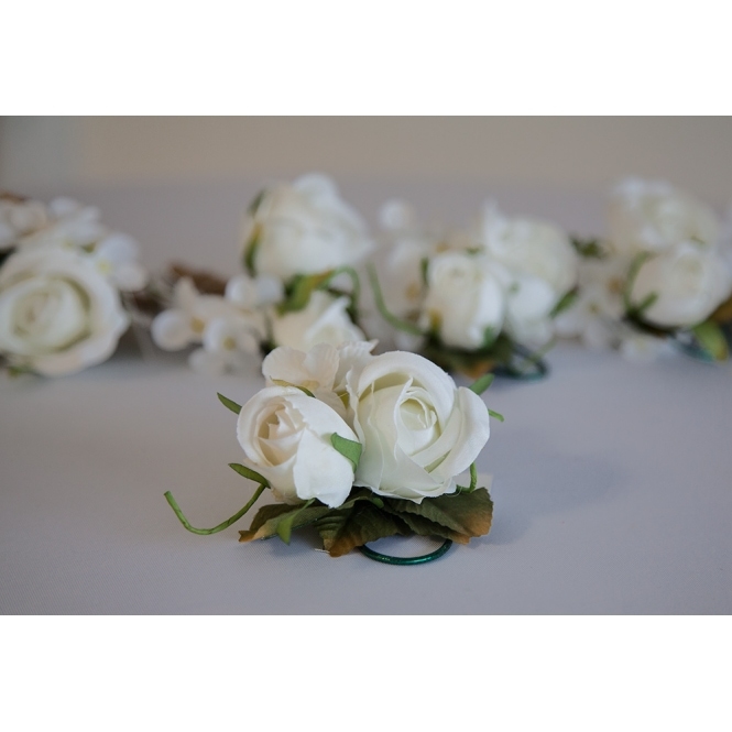 Ivory 02 Head Rose Pin 16HM