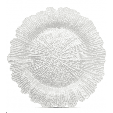 Ivory Reef Glass Charger Plate GP-0126
