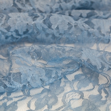 Lace Fabric Dusty Blue