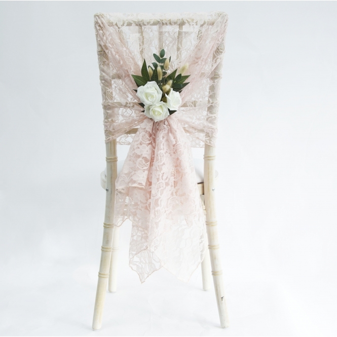 Lace Hood Blush Pink