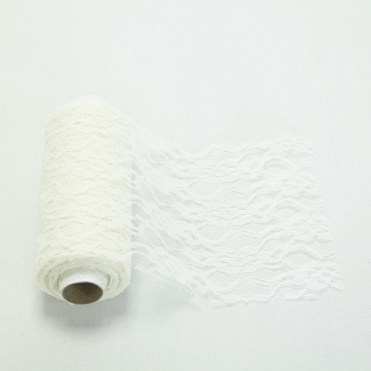 Lace Netting On A Roll Ivory 15cmx10m