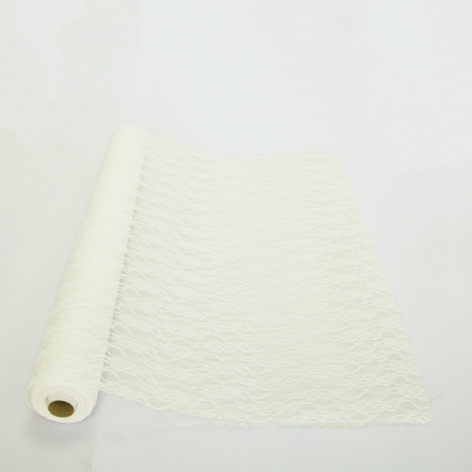 Lace Netting On A Roll Ivory 70cm x 10m