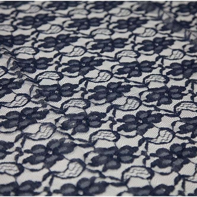 Lace Overlay Navy