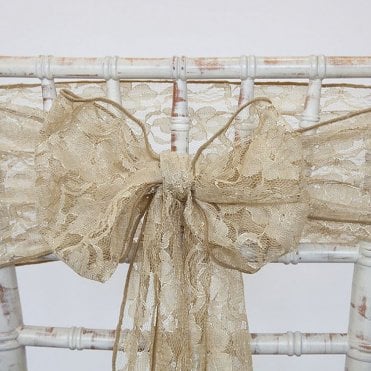 Lace Sash Antique Gold