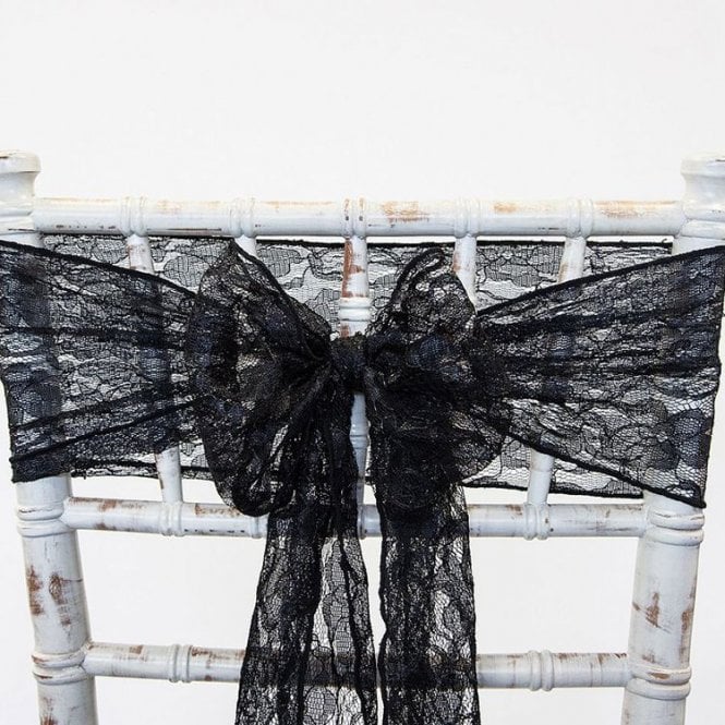 Lace Sash Black