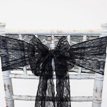 Lace Sash Black