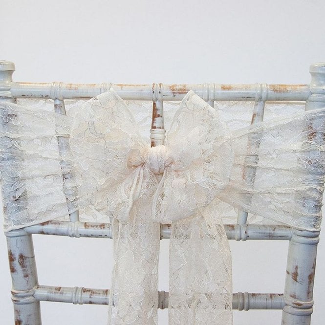 Lace Sash Ivory