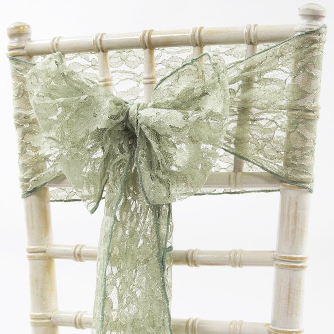 Lace Sash Sage