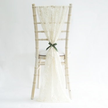 Lace Vertical Drops Ivory