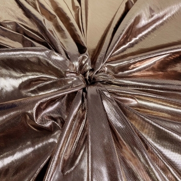 Lame Fabric Rose Gold 50m Roll