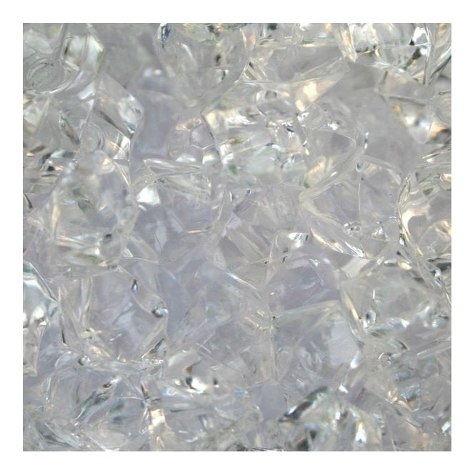 Large Acrylic Coloured Stones - Clear
