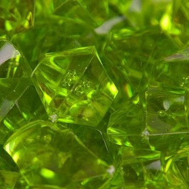Large Acrylic Coloured Stones - Green