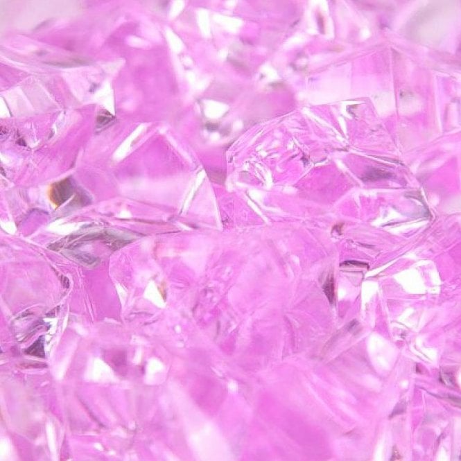 Large Acrylic Coloured Stones - Lilac