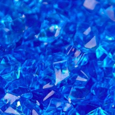 Large Acrylic Coloured Stones - Royal Blue