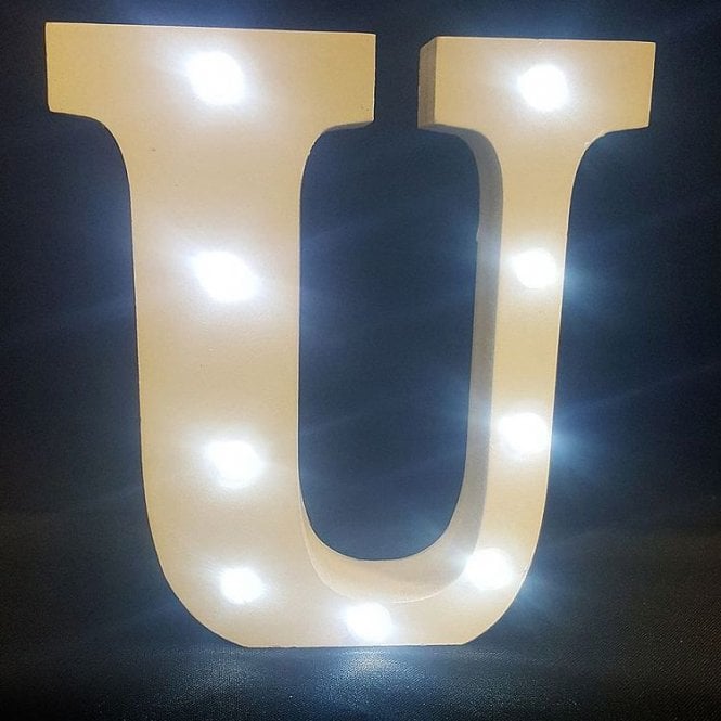 Led Letters U