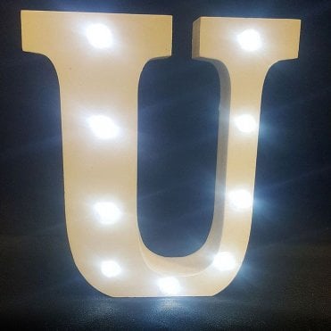 Led Letters U