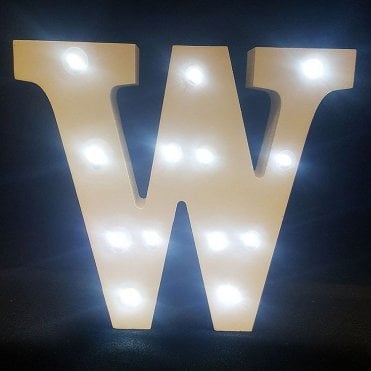 Led Letters W