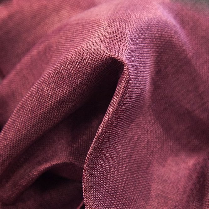 Linen Fabric Per Meter Burgundy