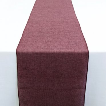 Linen Runner Burgundy