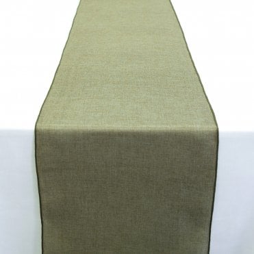 Linen Runner Burnt Olive