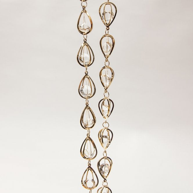 Luxor Range Gold Crystal Strand Tear 1M