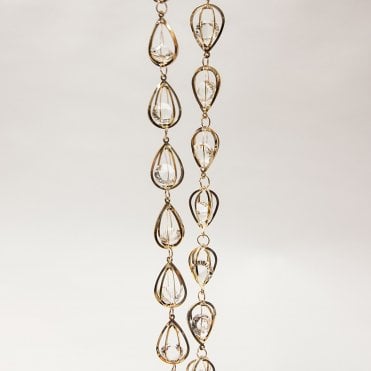 Luxor Range Gold Crystal Strand Tear 1M