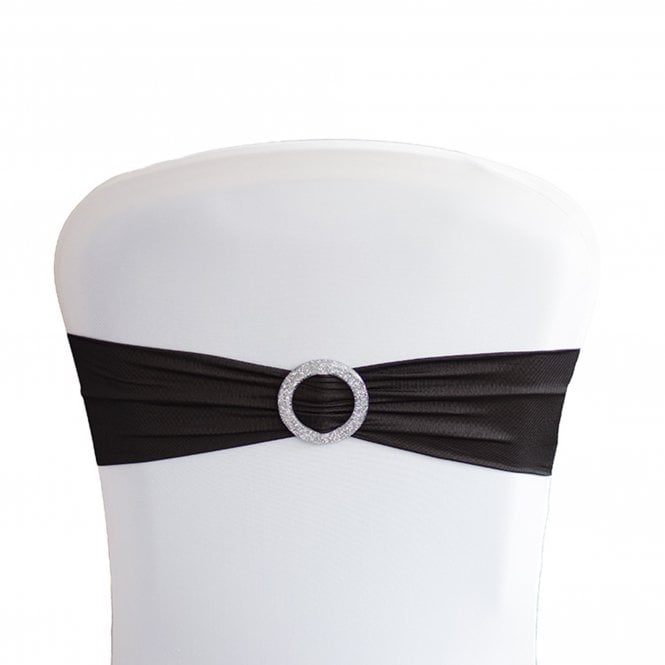 Lycra Band With Buckle Black