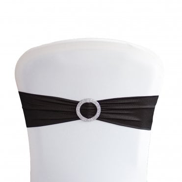 Lycra Band With Buckle Black